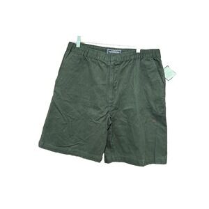 SUSQUEHANNA TRAIL OUTFITTERS MENS SIZE 34 OLIVE 100%‎ COTTON SHORTS 8" Inseam
